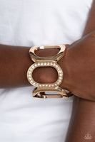 Opulent Ovals - Gold Bracelet Paparazzi