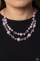 Parisian Pearls - Pink Necklace Paparazzi