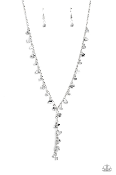 Chiseled Catwalk - Silver Necklace Paparazzi