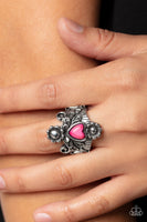 Trailblazing Tribute - Pink Heart Ring Paparazzi