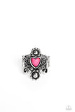 Trailblazing Tribute - Pink Heart Ring Paparazzi