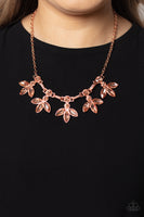 Dauntlessly Debonair - Copper Necklace Paparazzi