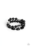 Roadhouse Renegade - Black Bracelets Paparazzi