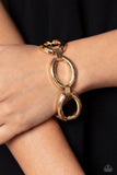 Constructed Chic - Gold Bracelet Paparazzi