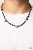 Stony Survivor - Blue Necklace Paparazzi