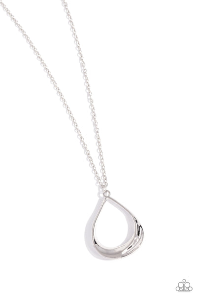 Subtle Season - Silver Necklace Paparazzi