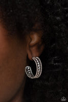 Dotted Darling - Silver Earrings Paparazzi