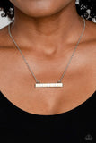 Barred Bohemian - White Necklace Paparazzi