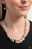 Pearl Parlor - White Necklace Paparazzi