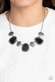 Badlands Border - Black Necklace Paparazzi