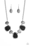 Badlands Border - Black Necklace Paparazzi