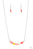 BOUQUET We Go - Red Necklace Paparazzi