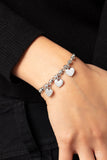 Romance Tale - Silver Bracelet Paparazzi