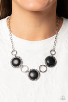 Saharan Scope - Black Necklace Paparazzi