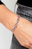 Intertwined Illusion - Pink Bracelet Paparazzi