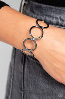 Socialite Sheen - Black Bracelet Paparazzi