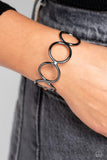 Socialite Sheen - Black Bracelet Paparazzi