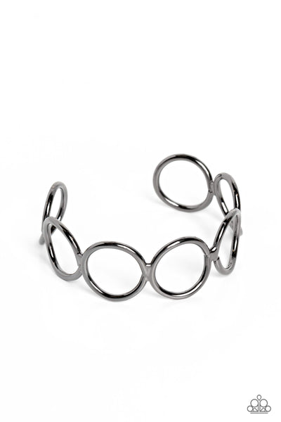 Socialite Sheen - Black Bracelet Paparazzi