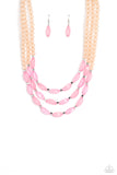 I BEAD You Now - Pink Necklace Paparazzi (#857)