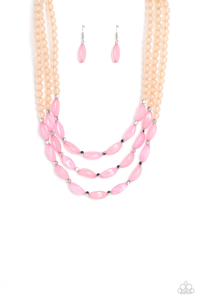 I BEAD You Now - Pink Necklace Paparazzi (#857)