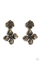 Gilded Grace - Brass Earrings Paparazzi