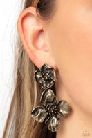 Gilded Grace - Brass Earrings Paparazzi