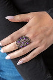 Floral Fancies Purple Ring Paparazzi