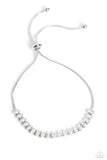 Dynamic Diamonds - White Bracelet Paparazzi