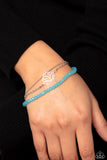 A LOTUS Like This - Blue bracelet Paparazzi (#856)