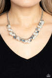 Glinting Goddess - Blue Necklace Paparazzi