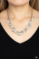 Glinting Goddess - Silver Necklace Paparazzi