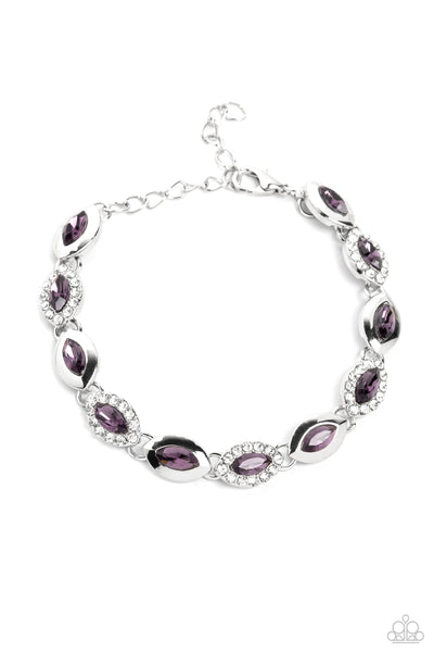 Some Serious Sparkle - Purple Bracelet Paparazzi