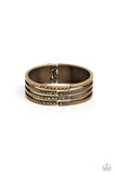 Labyrinth Lure -  Brass Bracelet Paparazzi