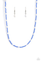 Beaded Blitz - Blue Necklace Paparazzi (#859)