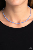 Beaded Blitz - Blue Necklace Paparazzi (#859)