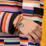 Off the WRAP - Orange Bracelet Paparazzi