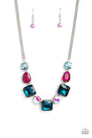 Elevated Edge - Multi-Colored Necklace Paparazzi