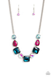 Elevated Edge - Multi-Colored Necklace Paparazzi