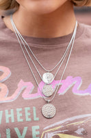 Caviar Charm - Silver Necklace Paparazzi