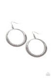 Material PEARL - Silver Earrings Paparazzi