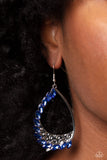 Looking Sharp - Blue Earring Paparazzi (#857)