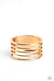 Wayward Warrior - Gold Bracelet Paparazzi