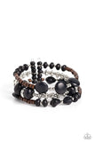 Operation Outdoors - Black Bracelet Paparazzi