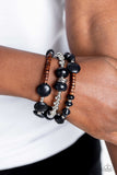 Operation Outdoors - Black Bracelet Paparazzi