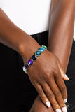 Number One Knockout - Multi -Colored Bracelet Paparazzi Incoming