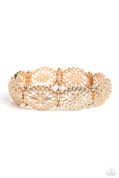 Curly Chic - Gold Bracelet Paparazzi