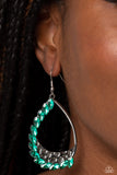 Looking Sharp - Green Earring Paparazzi (#859)