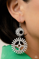 I Have a STEAMPUNK - White Earrings Paparazzi