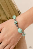 Changing Cleopatra - Blue Bracelet Paparazzi (#858)