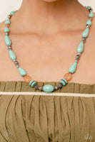 Nile River Redux - Blue Necklace Paparazzi (#858)